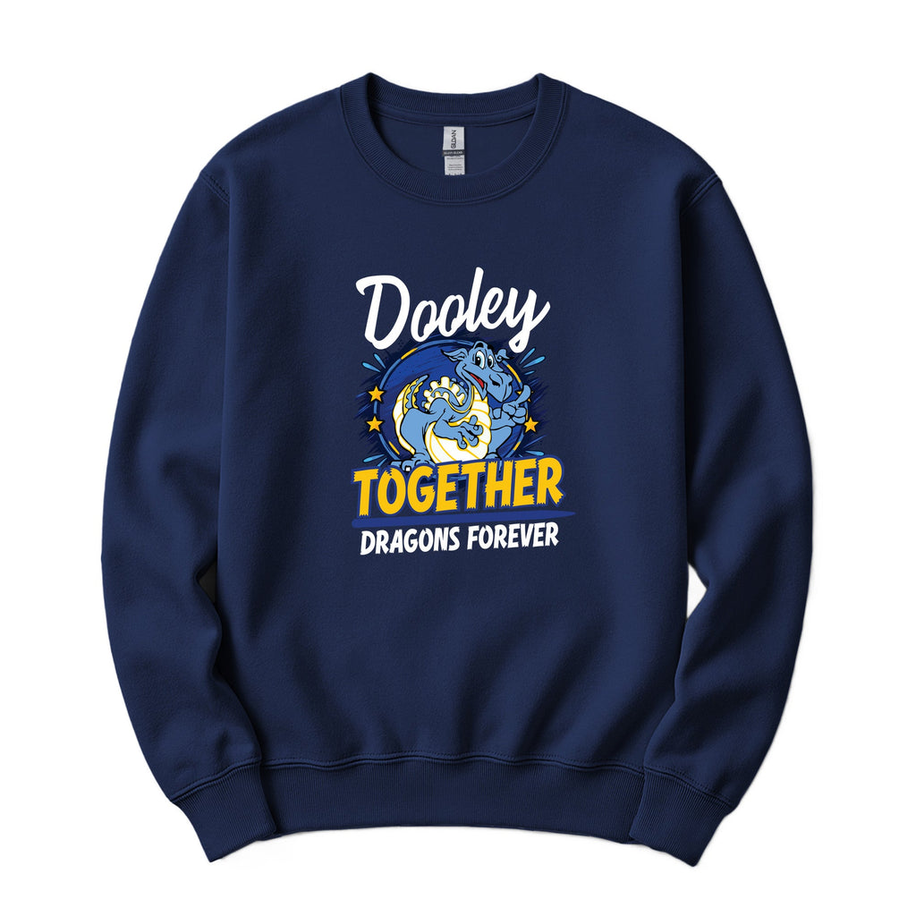 Dragon Splash Crewneck Sweatshirt - Navy
