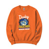 Dragon Splash Crewneck Sweatshirt - Orange