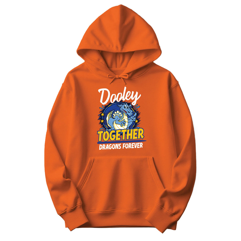 Dragon Splash Hoodie - Orange