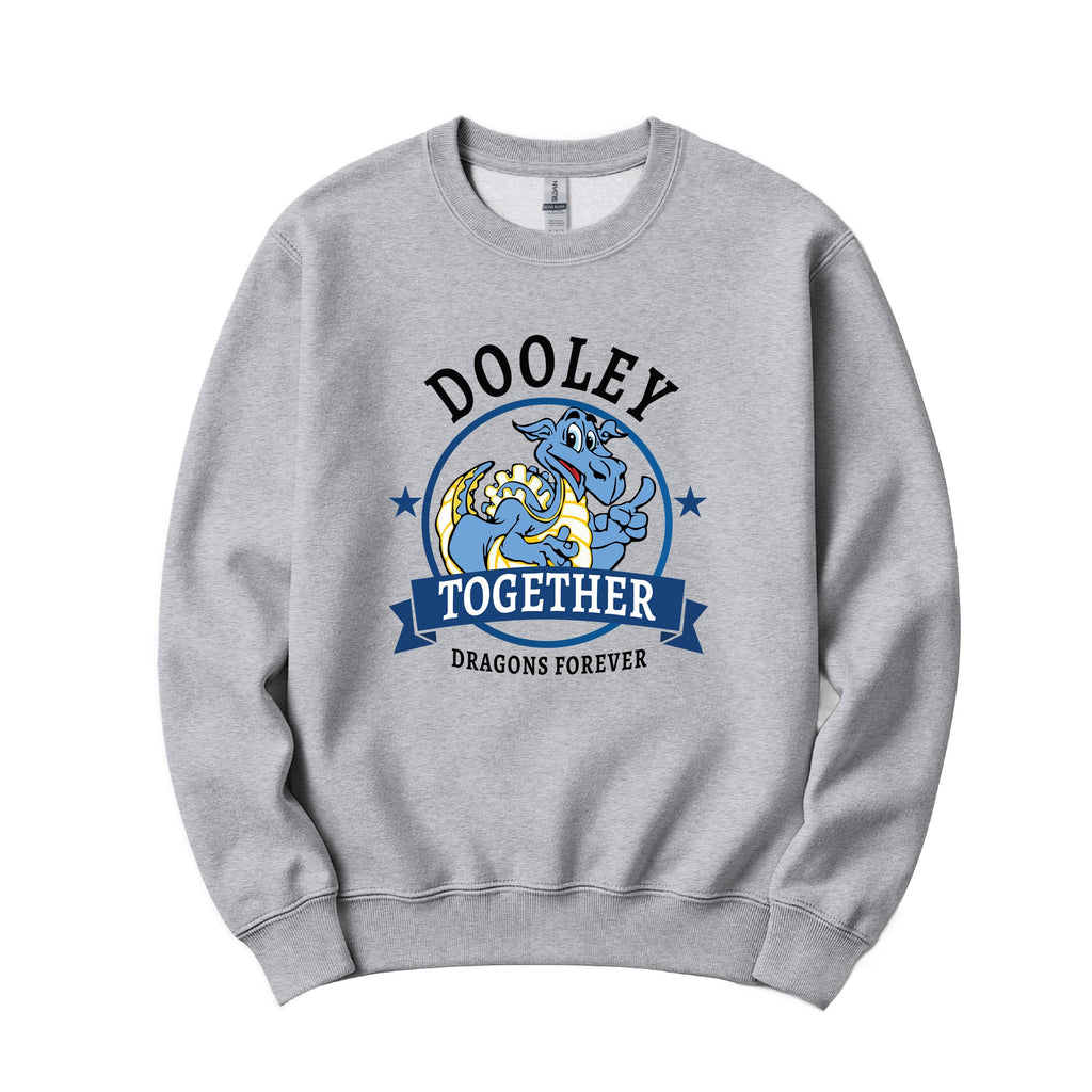 Forever Dragons Crewneck Sweatshirt - Sport Gray