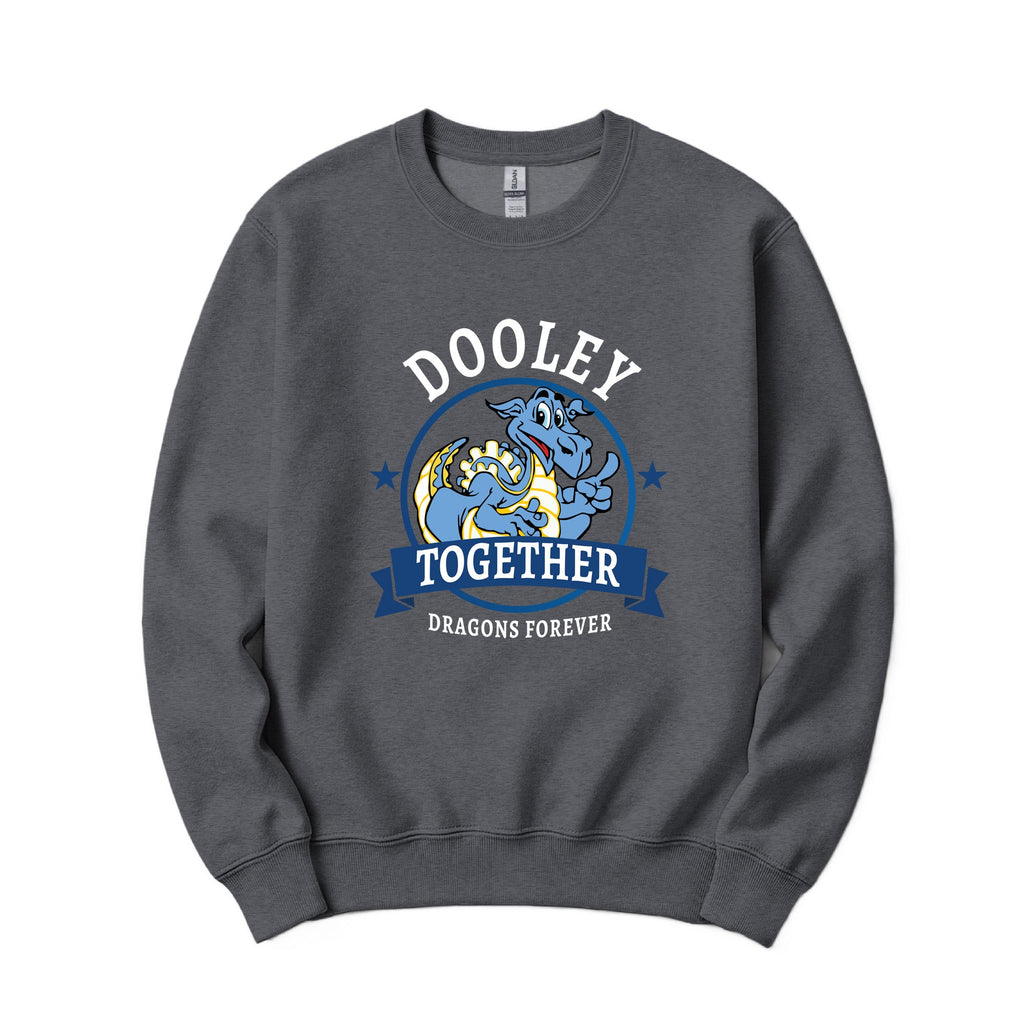 Forever Dragons Crewneck Sweatshirt - Dark Heather