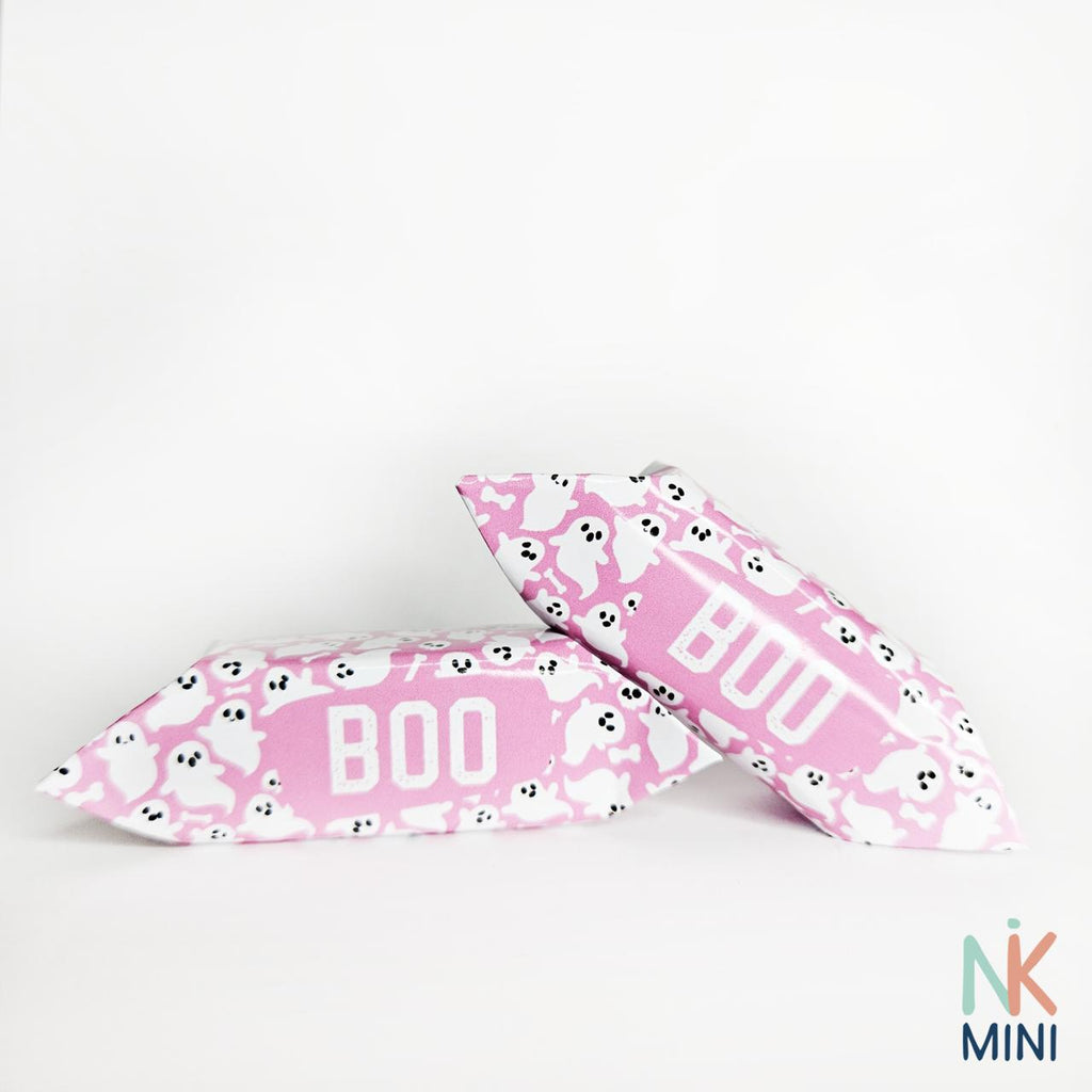 Pink BOO Ghosts Halloween Krówki - main design