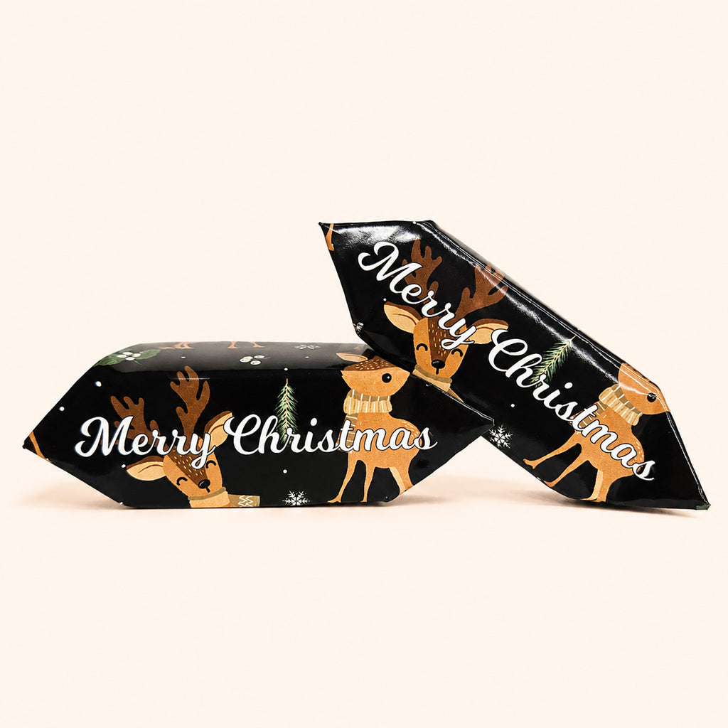 Merry Christmas Black Reindeer Krówki - main design