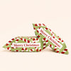 Merry Christmas Green Candy Cane Pattern Krówki - main design