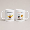 Najlepsze na stres BZYKANIE jest funny Polish bee mug - white 11oz