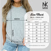 Bella+Canvas T-Shirt Size Chart