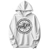 "Fearless"* Funny Badge Hoodie in White