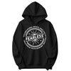 "Fearless"* Funny Badge Hoodie in Black