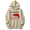 Personalized "Can't Fix It" Hoodie in Sand