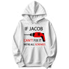 Personalized "Can't Fix It" Hoodie in White