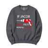 Personalized "Can't Fix It" Crewneck in Dark Heather Gray