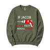 Personalized "Can't Fix It" Crewneck in Military Green