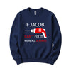 Personalized "Can't Fix It" Crewneck in Navy