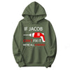 Personalized "Can't Fix It" Hoodie in Military Green