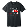 Personalized "Can't Fix It" T-Shirt in Dark Heather Gray