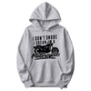 "I Don't Snore, I Dream I'm a Motorcycle" Funny Hoodie in Athletic Heather