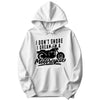 "I Don't Snore, I Dream I'm a Motorcycle" Funny Hoodie in White