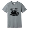 "I Don't Snore, I Dream I'm a Motorcycle" Funny T-Shirt in Athletic Heather