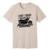 "I Don't Snore, I Dream I'm a Motorcycle" Funny T-Shirt in Sand