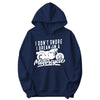 "I Don't Snore, I Dream I'm a Motorcycle" Funny Hoodie in Navy