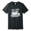 "I Don't Snore, I Dream I'm a Motorcycle" Funny T-Shirt in Dark Heather Gray