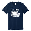 "I Don't Snore, I Dream I'm a Motorcycle" Funny T-Shirt in Navy