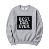 Best. Dad. Ever. Father's Day Crewneck in Athletic Heather