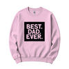 Best. Dad. Ever. Father's Day Crewneck in Pink