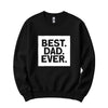 Best. Dad. Ever. Father's Day Crewneck in Black