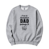 This Awesome Dad Belongs To Personalized Crewneck in Athletic Heather