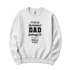 This Awesome Dad Belongs To Personalized Crewneck in White