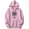 This Awesome Dad Belongs To Personalized Hoodie in Pink