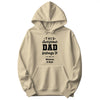 This Awesome Dad Belongs To Personalized Hoodie in Sand