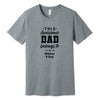 This Awesome Dad Belongs To Personalized T-Shirt in Athletic Heather