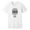 This Awesome Dad Belongs To Personalized T-Shirt in White