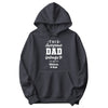 This Awesome Dad Belongs To Personalized Hoodie in Dark Heather Gray