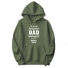 This Awesome Dad Belongs To Personalized Hoodie in Military Green