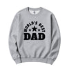 World's Best Dad Crewneck in Athletic Heather
