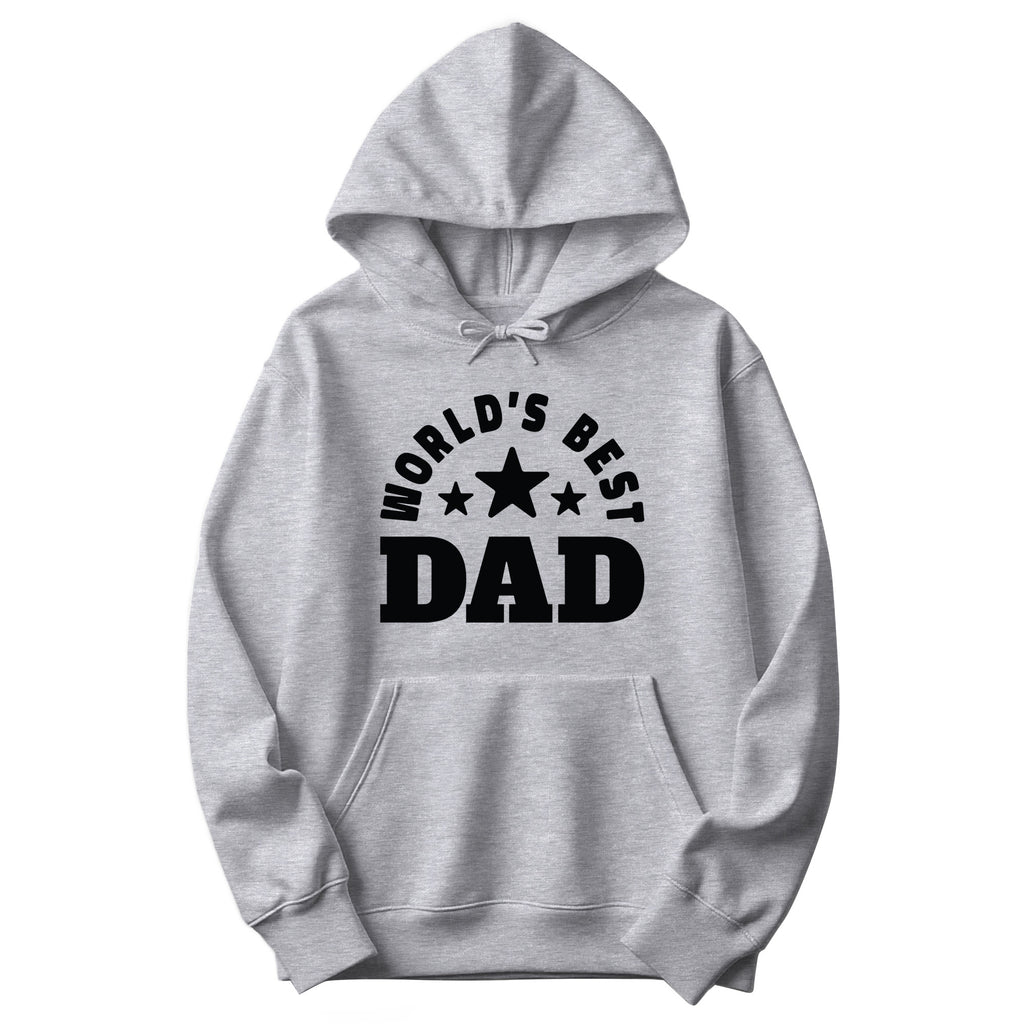World's Best Dad Hoodie in Athletic Heather