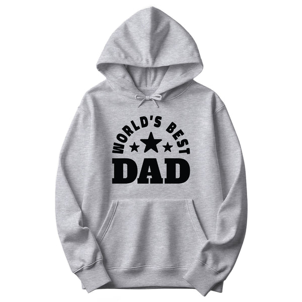 World's Best Dad Hoodie in Athletic Heather