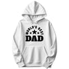World's Best Dad Hoodie in White