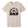 World's Best Dad T-Shirt in Sand
