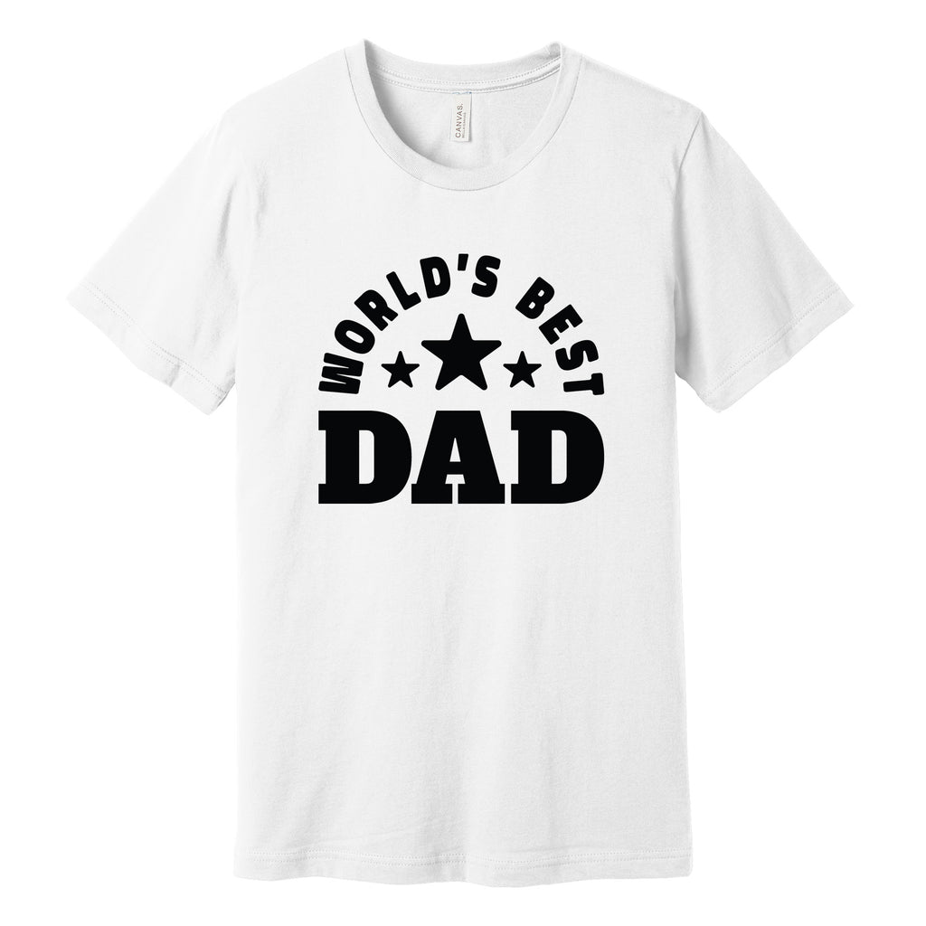 World's Best Dad T-Shirt in White