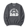 World's Best Dad Crewneck in Dark Heather Gray