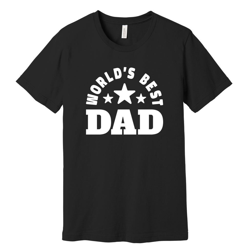 World's Best Dad T-Shirt in Black