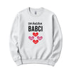 Serduszka Babci Personalized Crewneck in White