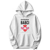Serduszka Babci Personalized Hoodie in White