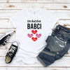 Serduszka Babci Personalized T-Shirt in White - Lifestyle Photo
