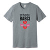 Serduszka Babci Personalized T-Shirt in Ash