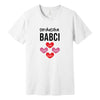 Serduszka Babci Personalized T-Shirt in White